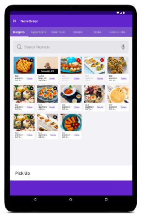 Waiter App solution for UAE in English